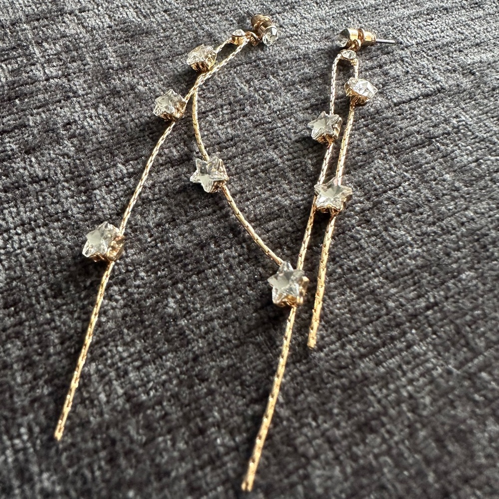 Wona(Distributor).Not Sure of Brand. Star Dangle Earings.One Size